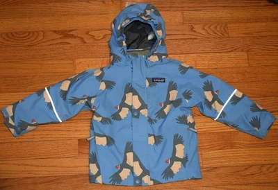 Abrigo Chaqueta Patagonia 3 en 1 California Cóndor Azul con Vellón Extraíble Niños 4T Foto 1 de 4