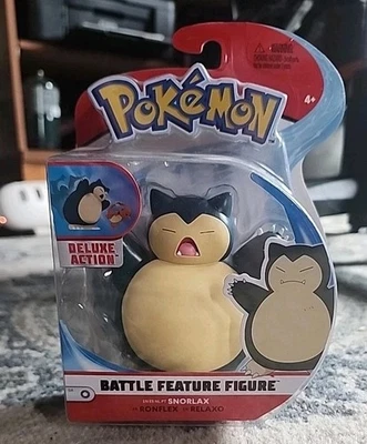 Figura de acción de lujo POKEMON SNORLAX Battle Feature Jazwares sellada KC Foto 1 de 4