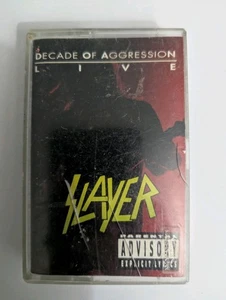 SLAYER DECADE OF AGGRESSION LIVE Cassette only tape two - Picture 1 of 4