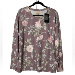 Chaser l NWT Floral Vintage Styled Oversized Sweatshirt Small - Picture 1 of 9