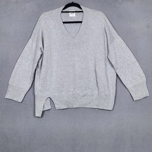 Planet By Lauren G Sweater Womens One Size V Neck Pullover Drop Shoulder Knit - Picture 1 of 10