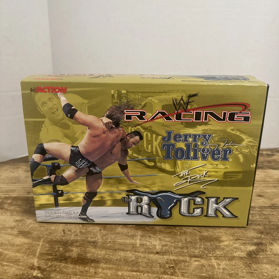 Action 2000 - Jerry Toliver WWF Racing / The Rock Diecast NHRA Funny Car 1:24 - Image 1 of 4