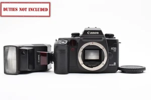 [COMO NUEVO] Cuerpo de cámara fotográfica Canon EOS 55 Elan IIe negra de 35 mm + 300EZ de JAPÓN - Imagen 1 de 24