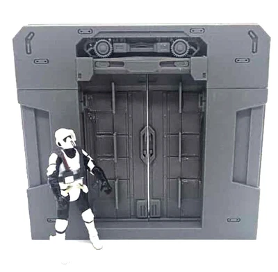 1:18 Scale Sliding Door Gate Scifi Diorama For Star Wars Marvel Gijoe  4-5 inch - Image 1 of 3