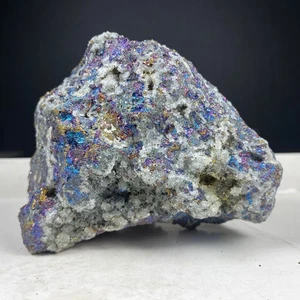 724GR Atemberaubender Sphalerit irisierender Chalkopyrit Bornit Quarz Cluster Präparat - Bild 1 von 17