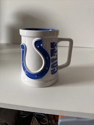 Indianapolis Colts Ceramic Stein Raised Logo Official NFL Licensed Product 15oz - Image 1 of 4