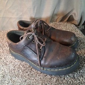 Dr. Martens Unisex Ordell Brown Leather Lace Up Oxfords Size M 9 W 10 - Picture 1 of 19