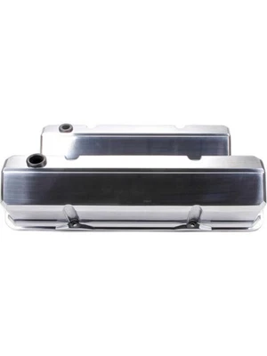Proform Sb/Chev Valve Cover Polished No Emblem Tall Slanted (141-926) - Image 1 of 4