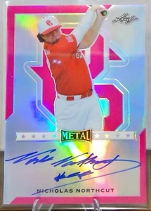 2017 Leaf Metal Pink Auto - Nicholas Northcut /20 - Bild 1 von 2