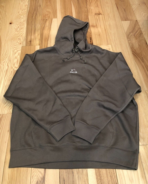 Nike ACG Therma-Fit Fleece Pullover Hoodie Ironstone DH3087-040 UNISEX XXL  | eBay