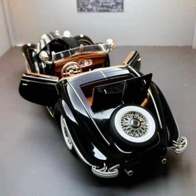 1:24 1936 Mercedes-Benz 500K Special Roadster Diecast Model Car Vintage Toy Gift - Image 1 of 4