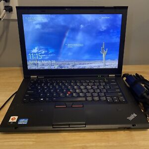 Lenovo ThinkPad T430s Core i5 -3320M 2.6Ghz 12GB 256gB SD WCam DVD/RW W10 & Cord