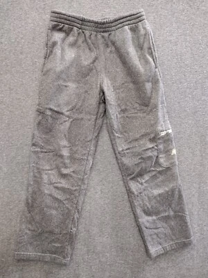 Женские флисовые брюки New Balance серые широкие штанины размер M 10/12 - Изображение 1 из 4