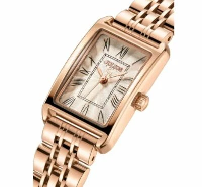 Julius pequeno relógio clássico feminino moda Japão quartzo elegante aço inoxidável - Imagem 1 de 4