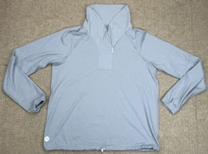 Coho USA Women's Lightweight Gray 1/4 Zip Long Sleeve Pullover Size M - Picture 1 of 9