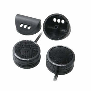 Power Acoustik NB-1 1" Car Audio Surface / angle-mount Micro Dome Tweeters
