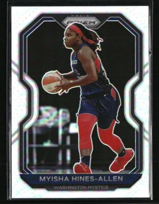 Myisha Hines-Allen 2021 Panini Prizm WNBA Silver #40  Basketball Card - Image 1 of 2