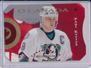 PAUL KARIYA 1996-97 DONRUSS O CANADA DIE CUT CANADIAN ICE 0687/2000