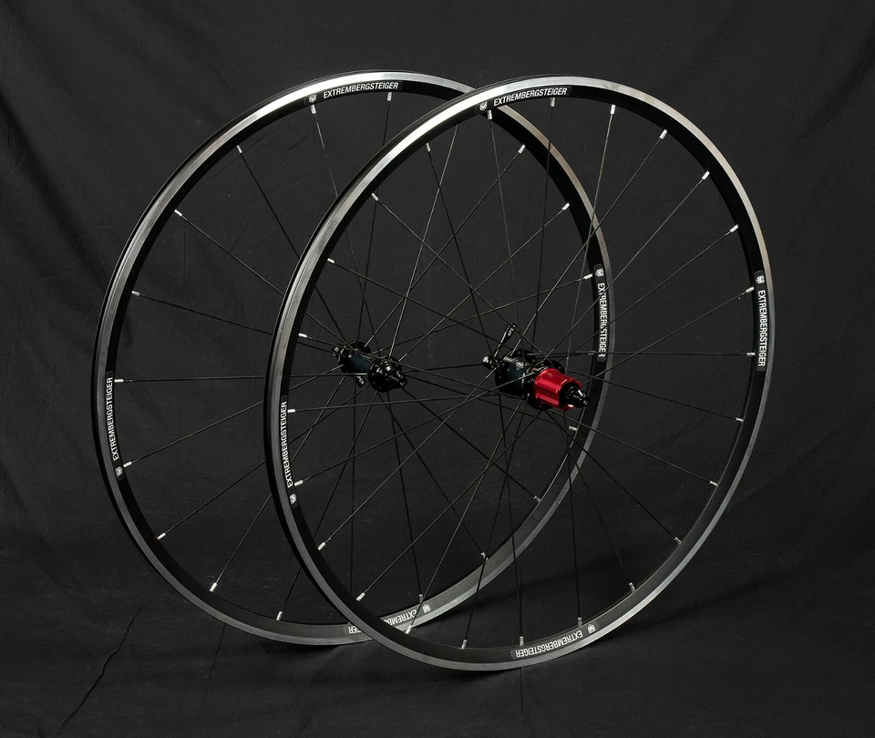 Laufradsatz »Extrembergsteiger«, nur 1260 g, b.o.r, sapim cx-ray, handgespeicht - Bild 1 von 3