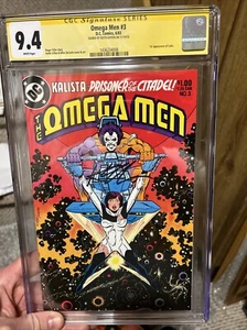 Omega Uomo #3 CGC 9.4 SS 1983 1° App. Lobo firmato Keith GIFFEN - Foto 1 di 12