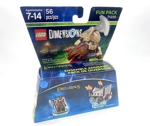 Lego Dimensions The Lord Of The Rings Fun Pack 71220 Gimli & Axe Chariot New  - Picture 1 of 2