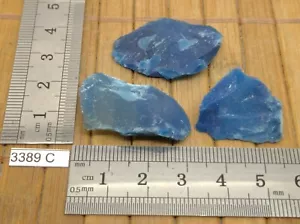 AGATE BLEUE pierre brute mineraux lithotherapie collection esoterisme soin reiki - Imagen 1 de 2