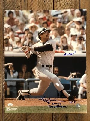 Reggie Jackson AUTOGRAPHED SIGNED 16X20 PHOTO Yankees JSA Certified! HoF - Image 1 of 4