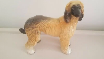 Vintage Coopercraft Afghan Hound Ceramic Figurine. 7.5" x 7" Approximately. VGC. - Image 1 of 4