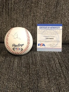 MIKE MILLER TYRUS THOMAS AUTO SIGNED BASEBALL BASKETBALL PSA DNA SUPER RARE - Picture 1 of 2