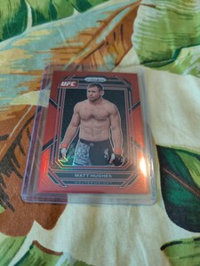 Matt Hughes 2023 Panini Prizm #142  Red /199 card Legend 