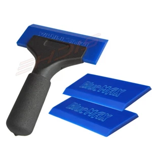 Car Vinyl Wrapping Tools Rubber Squeegee Water Wiper Handle Scraper Window Tint - Picture 1 of 8