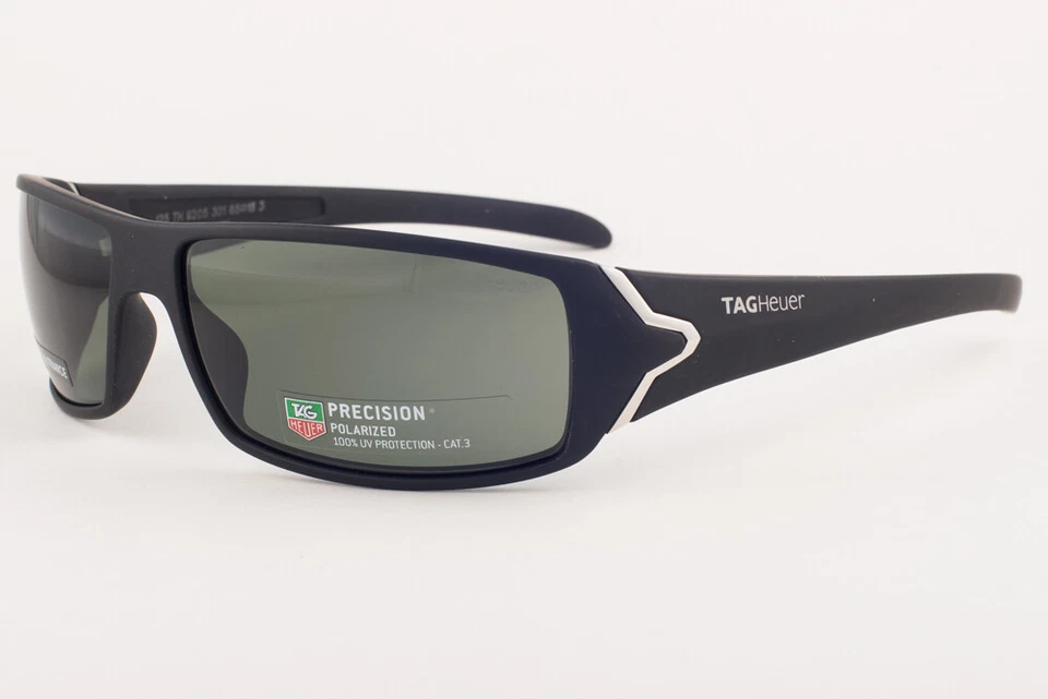 Gafas de sol polarizadas Tag Heuer RACER 9205 negro mate/verde TH9205 301 65 mm Foto 1 de 3