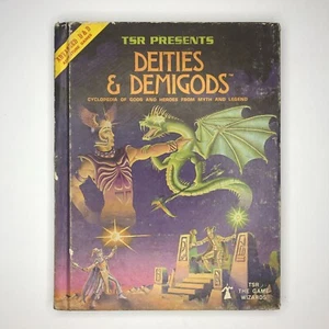 Advanced Dungeons & Dragons Deities & Demigods RARE 1st Edition 1980 144 pages - Picture 1 of 13