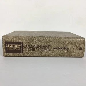 Matthew Henry's Commentary on the Whole Bible-Complete in One Volume 1961 - Picture 1 of 15