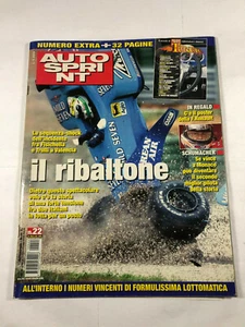 Autosprint n 21 2000 sequenza shock incidente Fisichella poster della F. Renault - Imagen 1 de 1