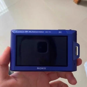 Sony Cyber Shot DSC-TX1 10.2MP 4x Optical Zoom Digitalkamera - Blau - Bild 1 von 6