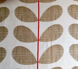 100cm x 100cm Square Orla Kiely Scribble Stem Sand Lightweight Fabric Cotton New - Picture 1 of 4