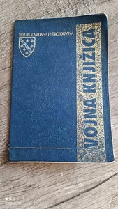 Militärheft Oberleutnant Armee Streitkräfte Bosnien und Herzegowina 1994 - Bild 1 von 5