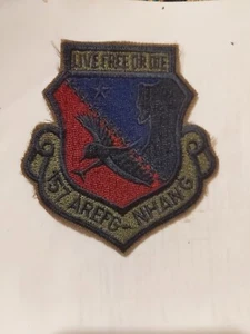 USAF 157th Heavy AREFG NHANG PATCH Pease AFB NH F-111 Base 3 1/4 X 3 Inch - Picture 1 of 6