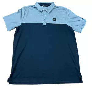 Polo Travis Mathew Performance Golf Manica Corta Grigio Uomo XL - Foto 1 di 7
