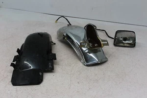 1994 SUZUKI GN125E REAR BACK WHEEL FENDER MUD GUARD UNDERTAIL TAIL LIGHT - Picture 1 of 10