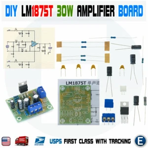 HÁGALO USTED MISMO LM1875T Mono Canal Audio HIFI Amplificador Placa Módulo de Altavoces PCB KIT - Imagen 1 de 10