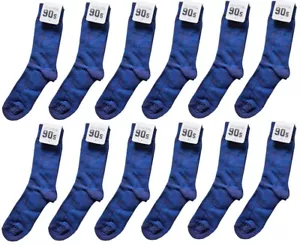 Calcetines Uso Diario Italia Fútbol 1994 Calcetines Azul Logo - Paquete De 12 - Imagen 1 de 5