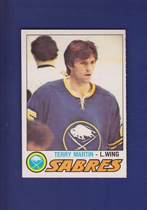 Terry Martin RC 1977-78 O-PEE-CHEE OPC Hockey #318 (NM) Buffalo Sabres