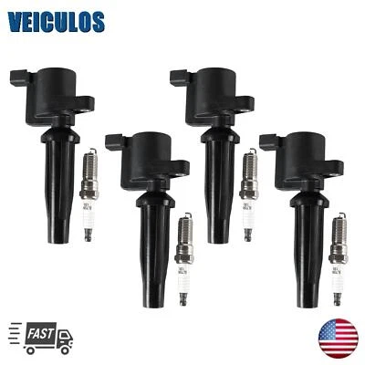 Bobina de encendido y bujía de iridio para Ford Fusion Escape 2.0 2009-2020 2.5L Foto 1 de 4