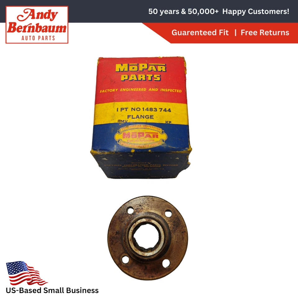 Dodge Plymouth Chrysler Fury Powerflite 1956 brida de eje de hélice 1483744 nuevo en stock Foto 1 de 4