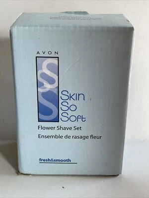 Conjunto de barbear descartável Avon Skin So Soft Flower / - Imagem 1 de 4