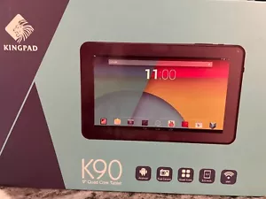 KingPad K90 9" Quad Core Tablet Black Unused Android OS 512MB - Picture 1 of 4