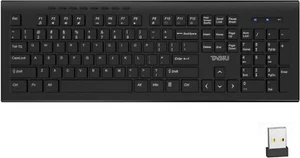 TNBIU Wireless Keyboard, 2.4G Ergonomic Wireless Computer Keyboard, Full Size - Picture 1 of 7