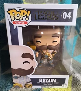 Braum Pop 04 - League of Legends Funko Pop Vinyl 2017 - Vaulted + Protector - Picture 1 of 13